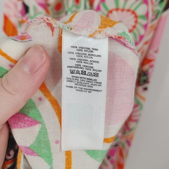 ASOS High-Low Printed Midi Dress - Picture 9 of 9